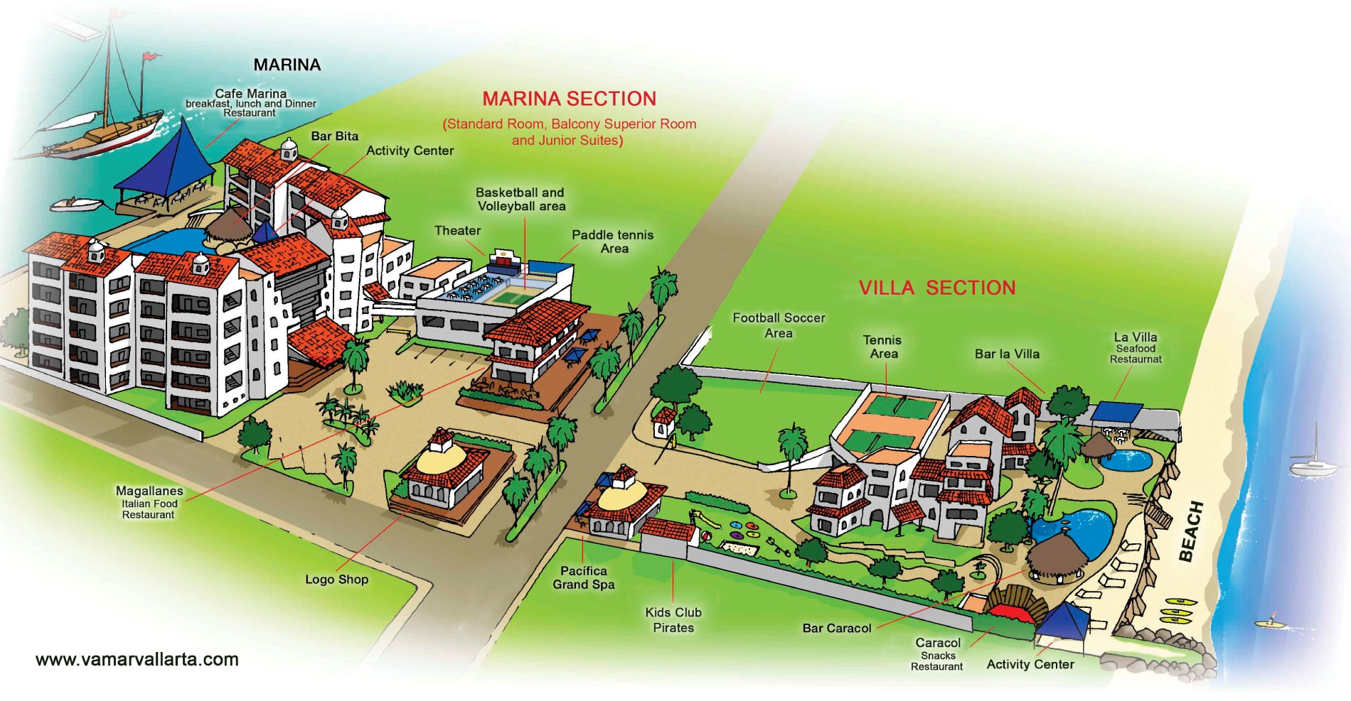 Kontakt - Hotel Vamar Vallarta All Inclusive &amp; Marina Beach Resort